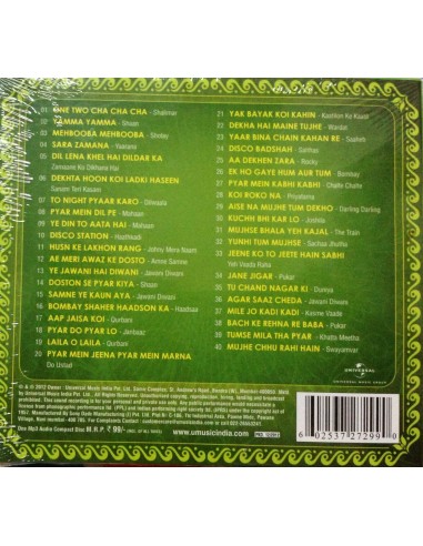 Unmixed Bollywood (CD) (MP3) (2012) (Bollywood)