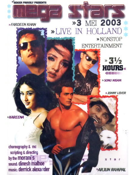 Mega Stars – Live in Holland (DVD) (2003) (Bollywood)