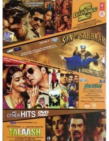 Dabangg 2 / Khiladi 786 / Son Of Sardaar / Talaash & Other Hits DVD