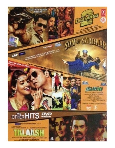 Dabangg 2 / Khiladi 786 / Son Of Sardaar / Talaash & Other Hits DVD