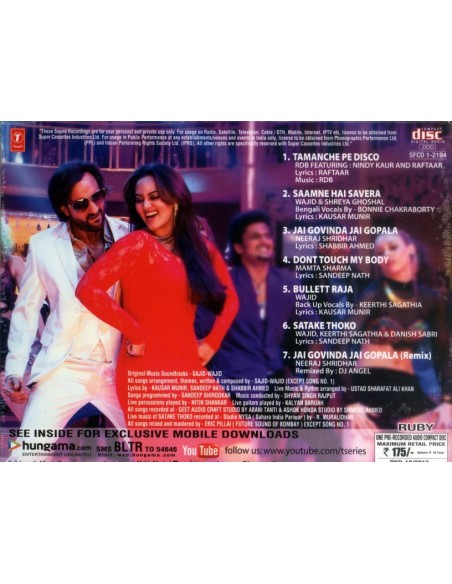 Bullett Raja CD