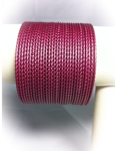 Classic Magenta Pink Metallic Bangle Set (30 pcs) - T008