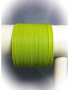 Classic Lime Green Metallic Bangle Set (30 pcs) - T009