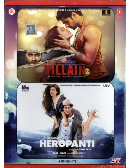 Ek Villain / Heropanti & Other Hits (CD) (MP3) (Bollywood) (T-Series)