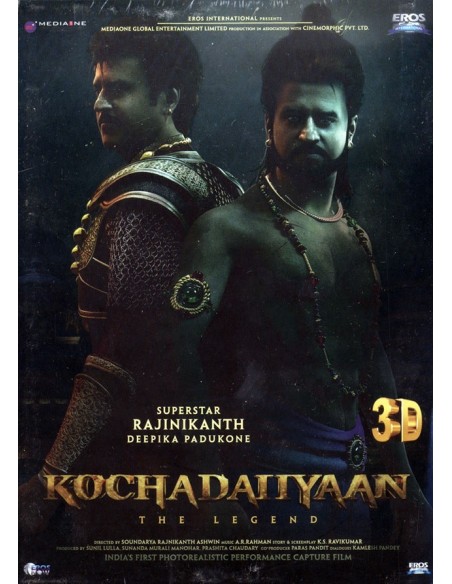 Kochadaiiyaan: The Legend (3D) DVD
