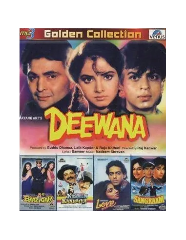 Golden Collection: Deewana - Baazigar - Love - Kishen Kanhaiya - Sangram (MP3)