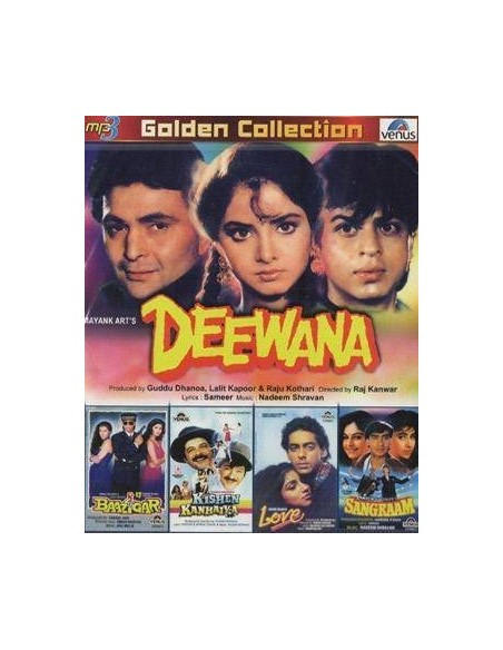 Golden Collection: Deewana - Baazigar - Love - Kishen Kanhaiya - Sangram (MP3)