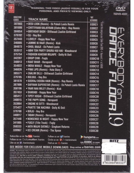 Everybody on Dance Floor 19 DVD