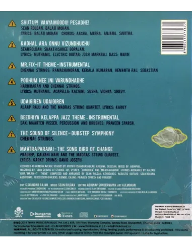 Vaayai Moodi Pesavum CD