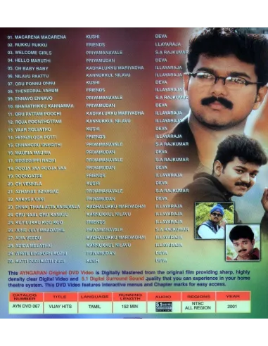 Vijay Hits DVD