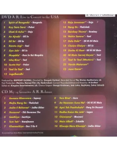 Magical Melodies Of Rahman (A.R. Rahman Live In Concert in the U.S.A) DVD (2015) 2