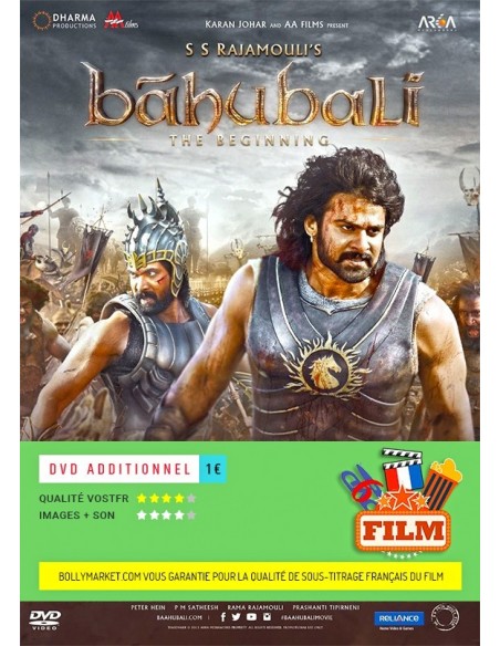 Baahubali: The Beginning DVD (FR)