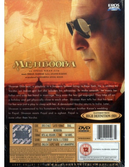 Mehbooba DVD