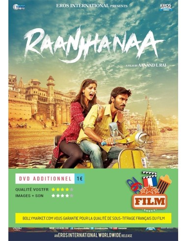 Raanjhanaa DVD (2013) | Available in French, Buy Now!