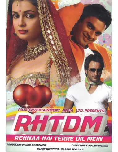 Rehnaa Hai Terre Dil Mein DVD