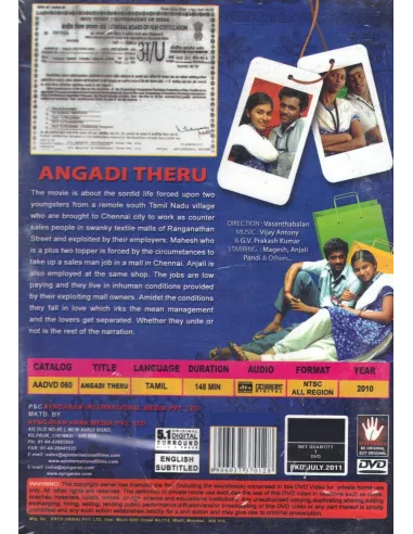 Angadi Theru DVD
