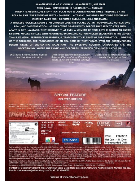 Mirzya DVD