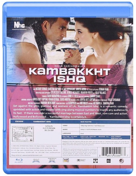 Kambakkht Ishq (Blu-Ray) [FR]