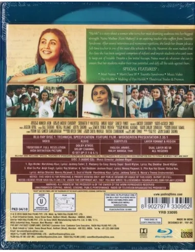 Hichki Blu-Ray (2 Disc Edition)