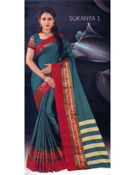 Saree Sukanya – mousseline de soie brodée zari