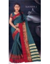 Saree Sukanya – mousseline de soie brodée zari