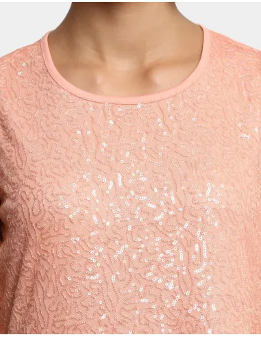 Women Maxi Pink Embroidered Dress - Ann Springs