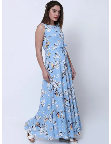 Robe longue imprimé floral - Tokyo Talkies