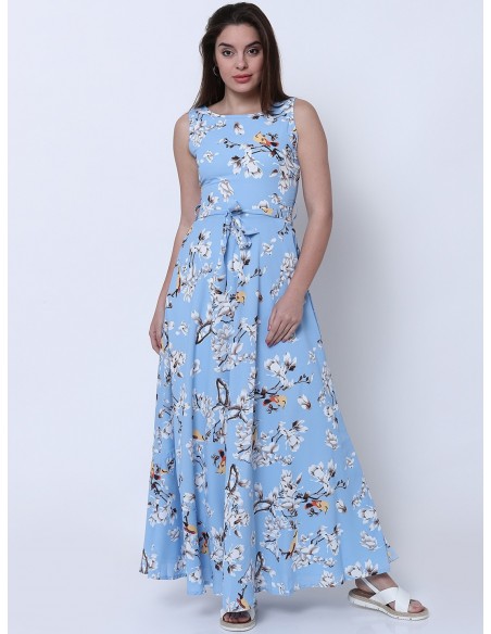 Robe longue imprimé floral - Tokyo Talkies