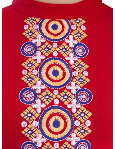 Women A-line Red Dress - Addyvero