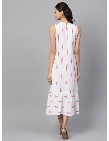 A-line White Dress - Sassafras
