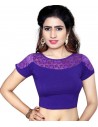 Saree Blouse Violet - P DEZAART