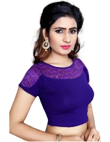 Saree Blouse Violet - P DEZAART