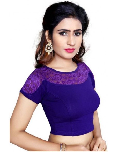 Round Neck Women's Stitched Blouse - P DEZAART