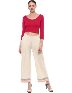 Round Neck Women Blouse - SUVASANA 2