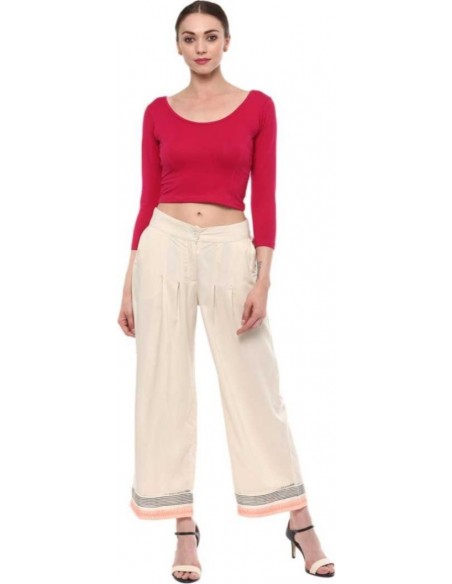 Round Neck Women Blouse - SUVASANA
