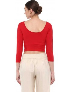 Round Neck Women Blouse - SUVASANA 2