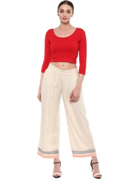 Round Neck Women Blouse - SUVASANA