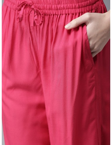 Ensemble kurta orange et rose avec palazzo – Here&Now