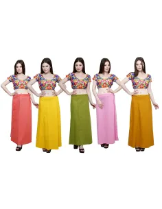 Jupon en coton pour Sari