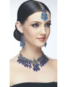 Blue Jewellery Set