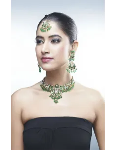 Green Jewellery Set
