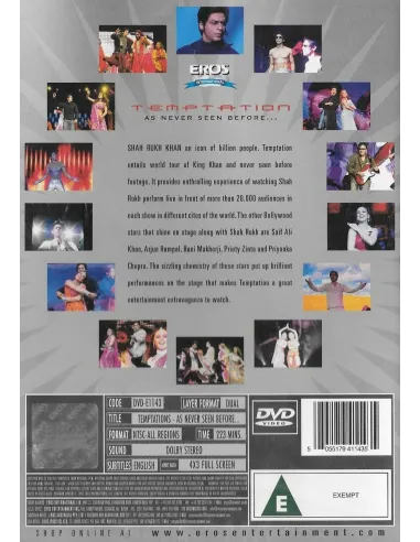 Temptation - As Never Seen Before (DVD)
