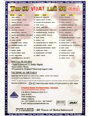 Top 50 Vijay DVD