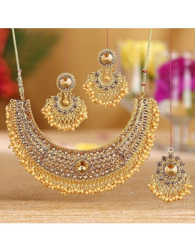 Sukkhi Gold Plated Wedding Necklace Set