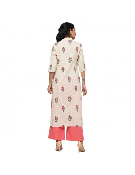 Cotton Kurta Palazzo & Dupatta Set - Raj Mandir Fabrics