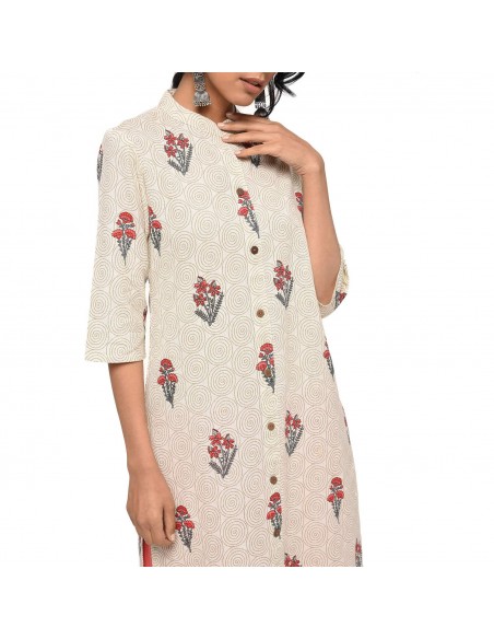 Cotton Kurta Palazzo & Dupatta Set - Raj Mandir Fabrics
