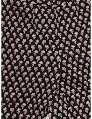 Black & Brown Solid Kurta with Palazzos - Gerua