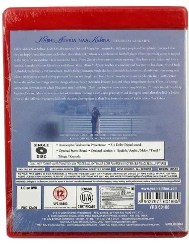 Kabhi Alvida Naa Kehna DVD