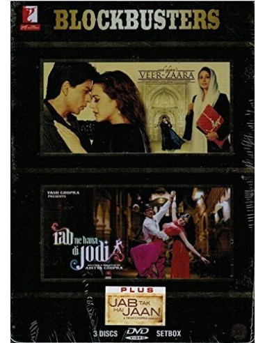 Blockbusters : Veer-Zaara / Rab Ne Bana Di Jodi / Jab Tak Hai Jaan [4 DVD Box Set Steelbook Edition]