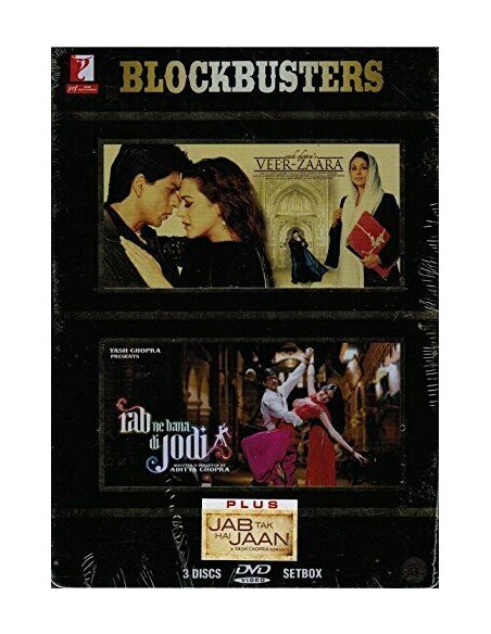 Blockbusters : Veer-Zaara / Rab Ne Bana Di Jodi / Jab Tak Hai Jaan [Coffret 4 DVD]